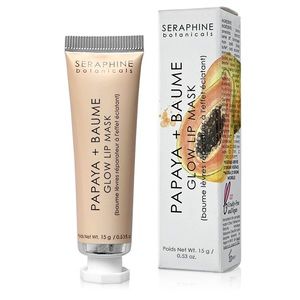 Seraphine Botanicals Makeup Papaya + Baume Glow Lip Mask